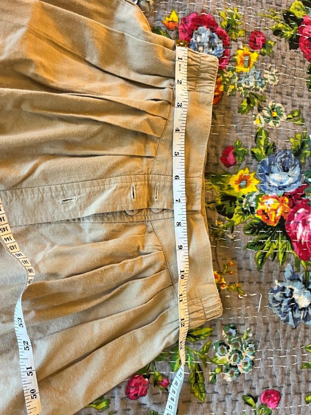 Tan 2000s skirt Size XS, office-wear